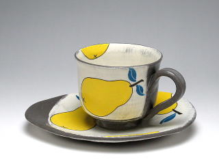 洋なし　コーヒーカップ