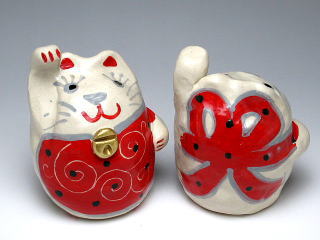 陶房阿呍　招き猫