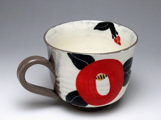 つばき　マグカップ