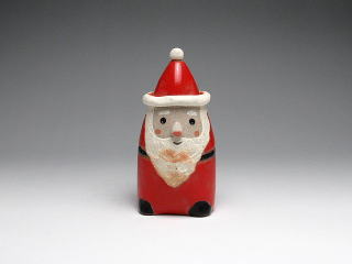 とんがりサンタ　置物