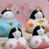 花笑み飾り雛　置物