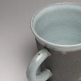 白釉丸紋　マグカップ