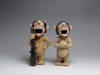 鬼の置物 厄除け、家の守り神として 陶工房楽 むじゃ鬼（山口清美） 六