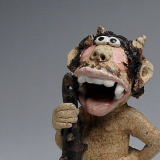 むじゃ鬼　置物