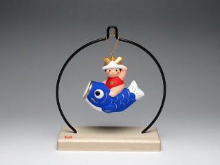 鯉のぼりわらべ　置物