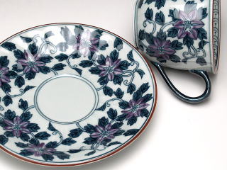 錦鉄仙花（マロン）　コーヒーカップ