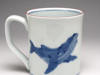 ナガスクジラ　マグカップ