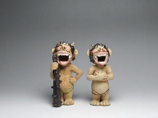 鬼の置物 厄除け、家の守り神として 陶工房楽 むじゃ鬼（山口清美） 六