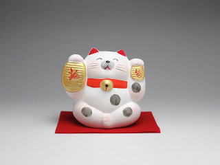 大判小判猫　置物